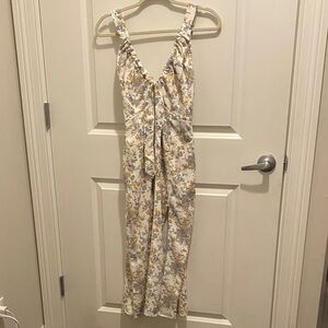 Abercrombie & Fitch Cream Floral Dress